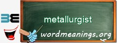 WordMeaning blackboard for metallurgist